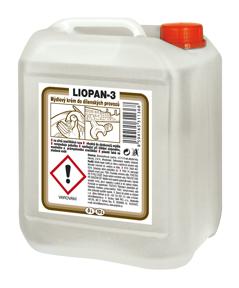 SANI PRO LIOPAN - 3 Mýdlo Dílenské 5l (SP)
