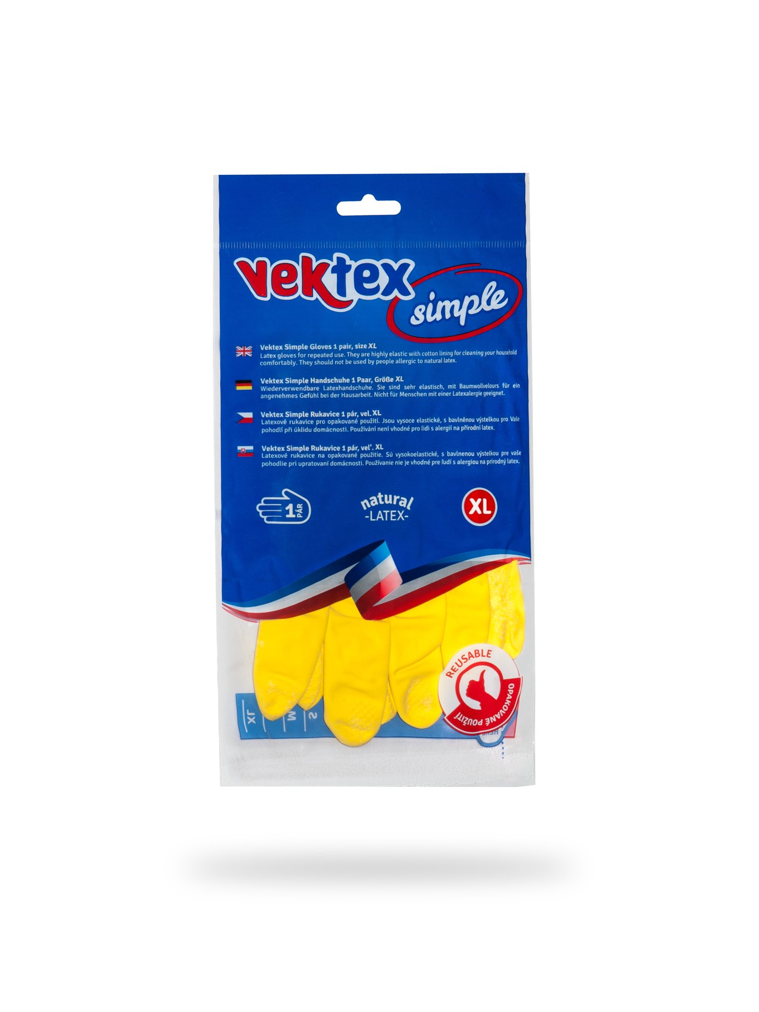 Levně VEKTEX úklidové rukavice Simple vel.XL