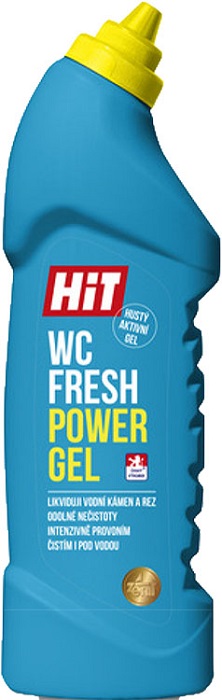 Levně HIT WC power gel 750g fresh modrý 30583