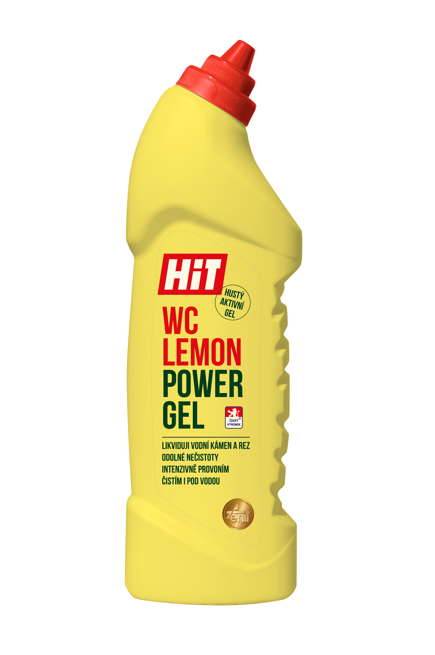 Levně HIT WC power gel 750g lemon žlutý 30582