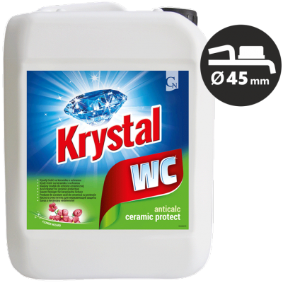 Prostředek na mytí WC a sanity - Krystal, 5 l