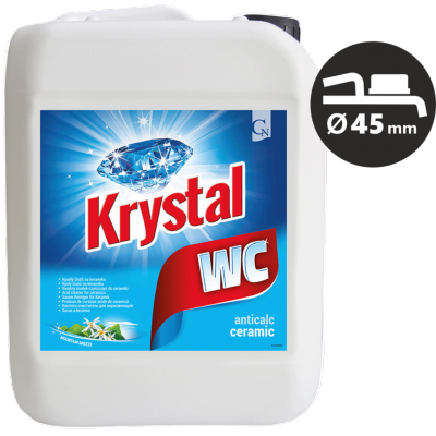 KRYSTAL WC kyselý na keramiku, modrý 5l