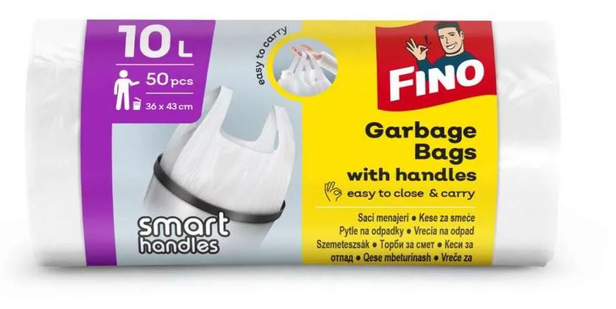 Kosmetické sáčky 10l bílé (bal. 50ks)