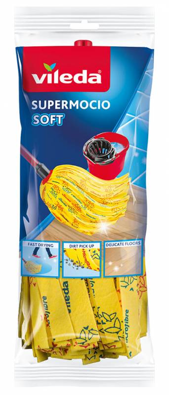 Levně VILEDA SuperMocio Soft mop třásňový náhrada žlutý