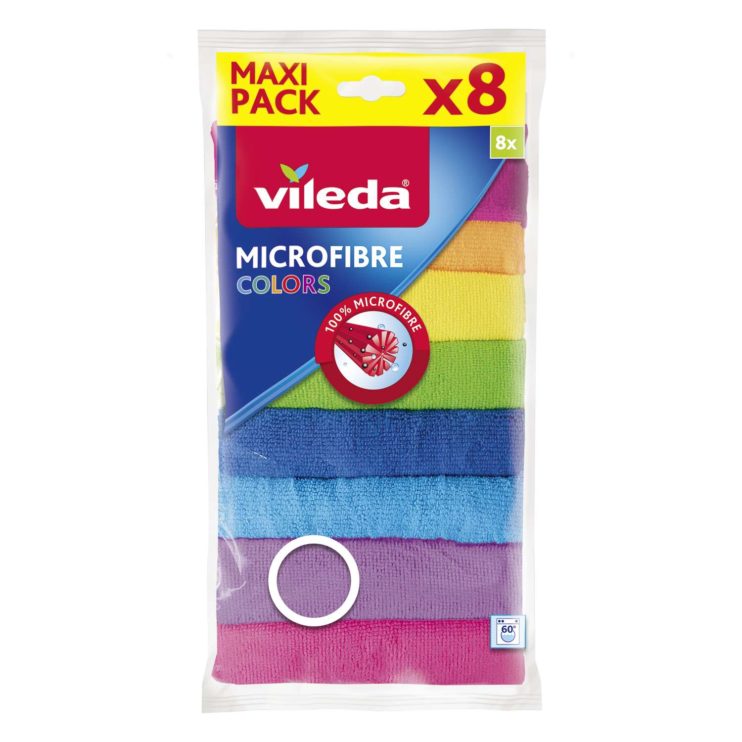 Levně VILEDA Colors mikrohadřík bal. 8ks