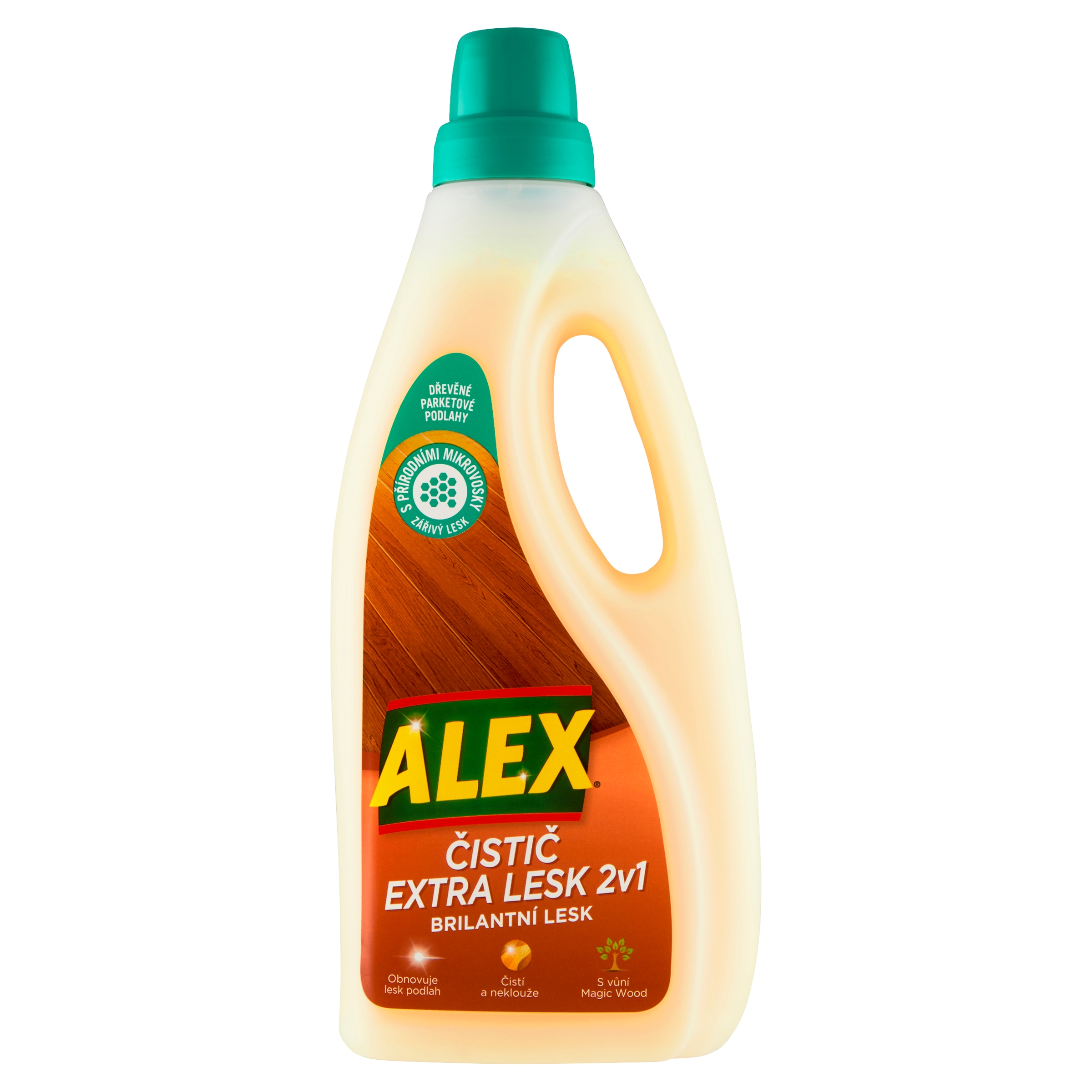 Levně Alex Extra lesk 2v1 čistící prostředek na dřevo, parkety 750ml