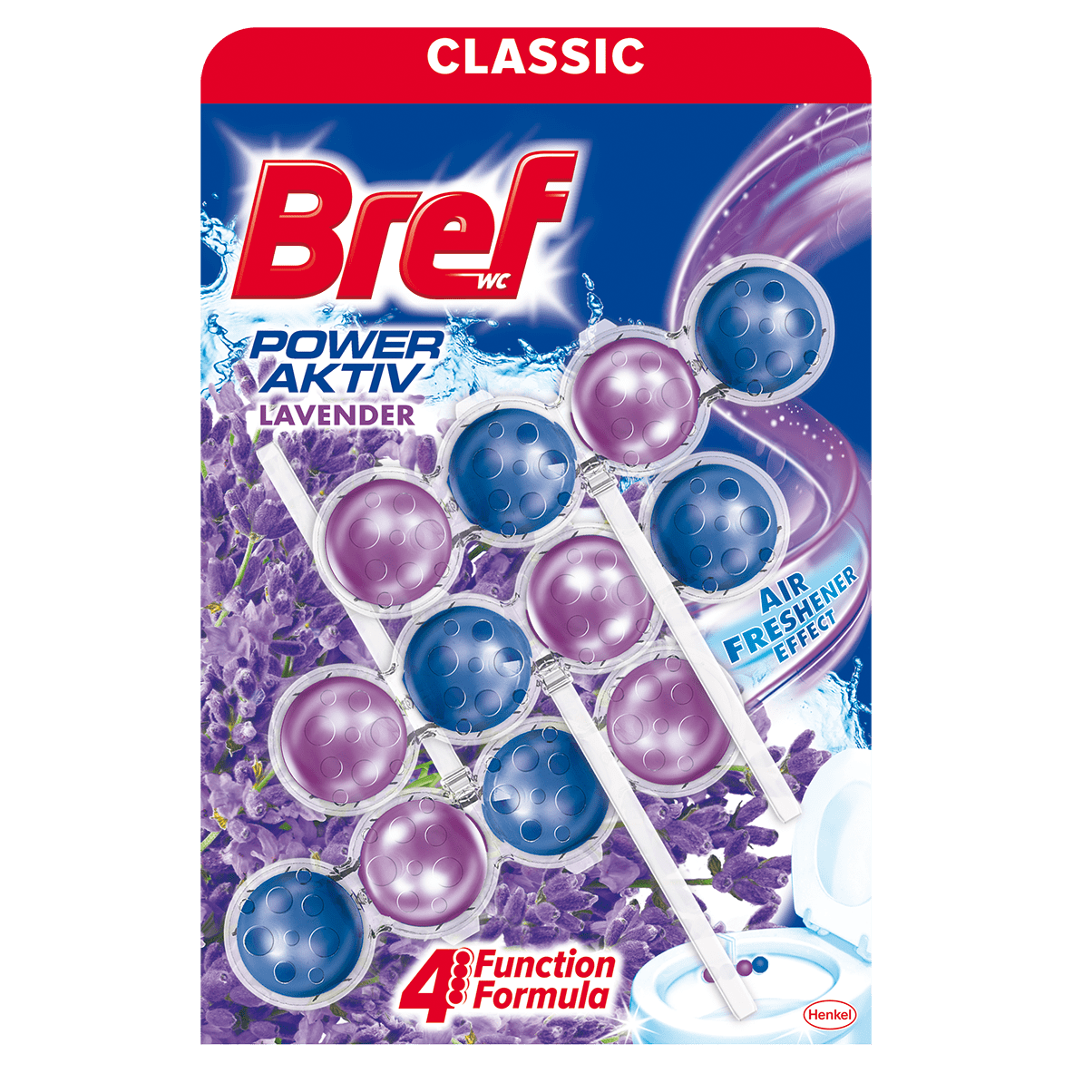 Levně Bref Power WC závěs 3x50g Levander