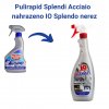 Pulirapid Splendi Acciaio 500ml čistič a péče o nerezové povrchy výroba ukončena