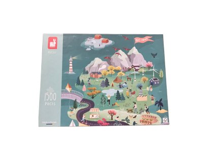 Puzzle Život na ostrově, 1500 dílků