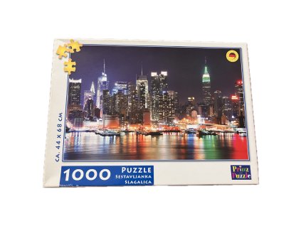 Puzzle noční město, 1000 dílků