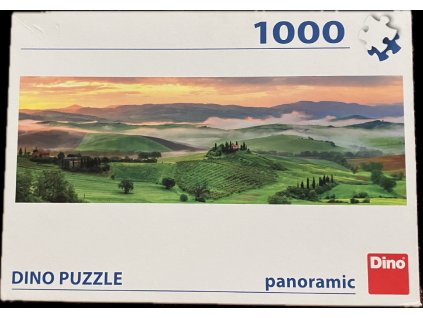 Panoramatické puzzle Val d’Orcia, Toskánsko, Itálie, 1000 dílků