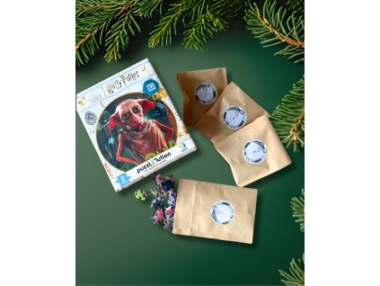Adventní puzzle kalendář, Dobby, 250 dílků