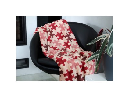 Mikroflanelová deka, puzzle