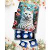 Adventní puzzle kalendář, Bílá kočka, 1000 dílků