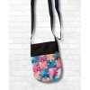 Crossbody malá kabelka, barevné puzzle