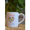 Hrnek, 200 ml, Puzzle LOVE, 2.jakost