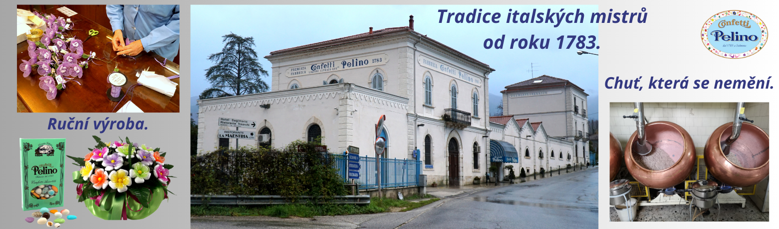 Confetti Pelino - čokoládové květiny