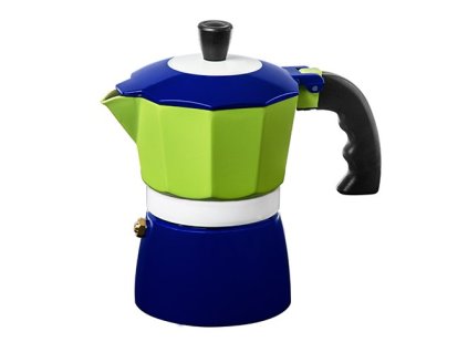 1204 florina hlinikovy kavovar espresso maker 6 salku zeleno modry