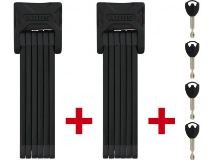 Zámok na bicykel ABUS BORDO 6000/90 TwinSet + držiak SH