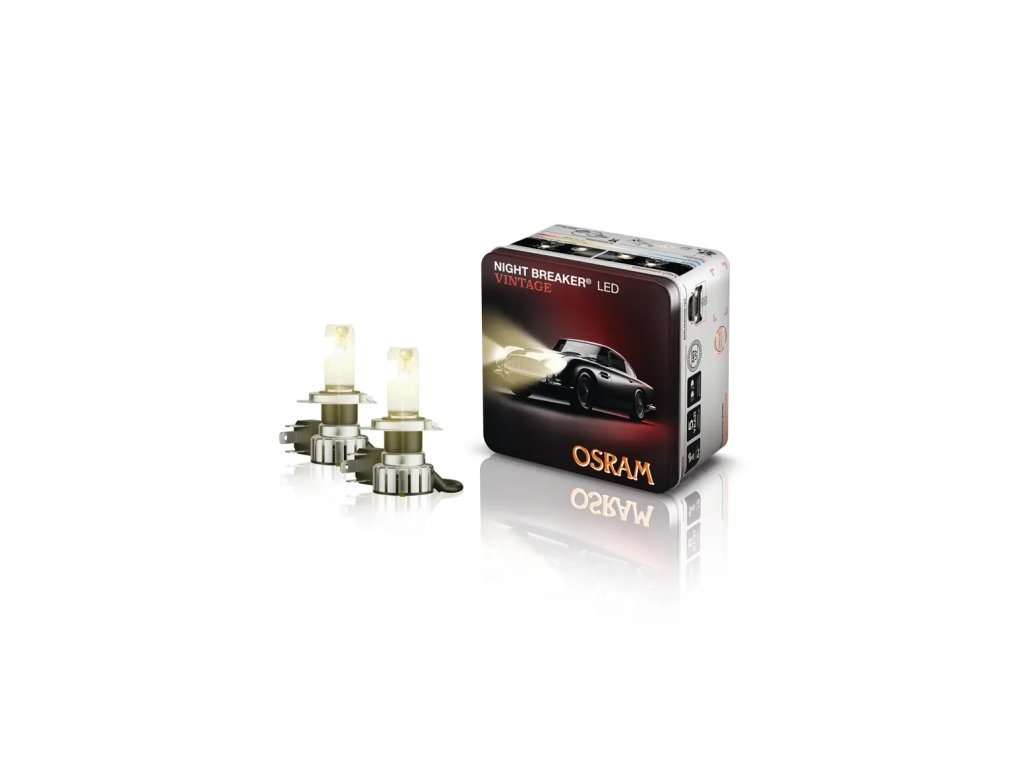 251517 led h4 12v vintage osram set 2ks led homologace