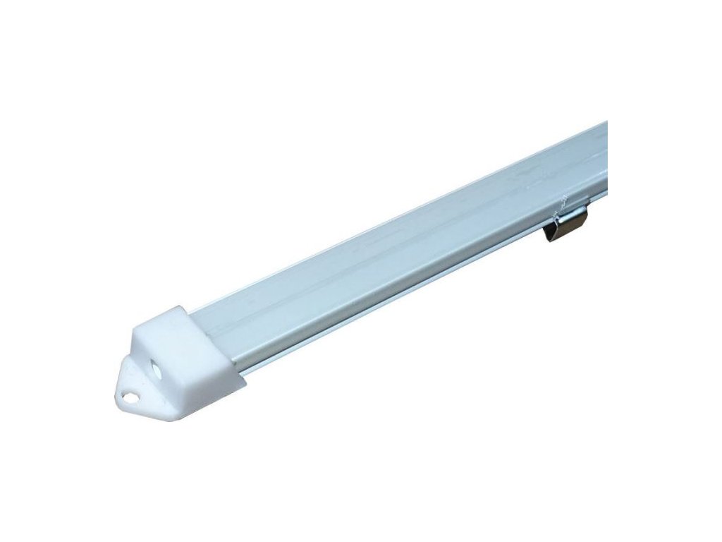 257289 hlinikova lista alu profil ms 510 pro led pasek 8mm delka 1m bila