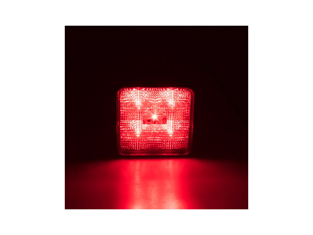 Výstražné LED světlo vnější červené 12/24V - Svět žárovek