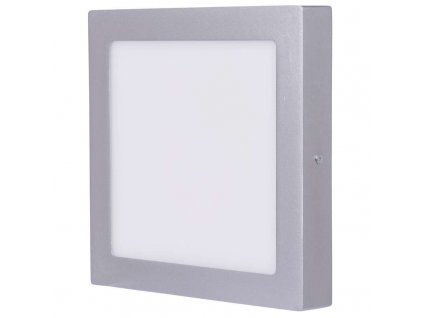 LED panel 224×224, čtvercový přisazený stříbrný, 18W neut.b.