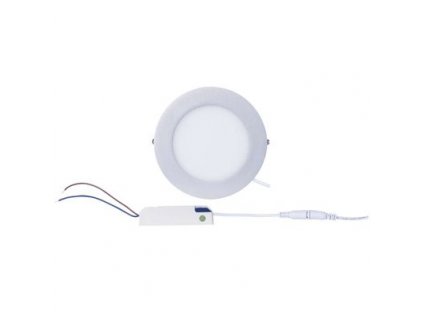 123624 led prisazene svitidlo kruh 6 w neutralni bila ip20