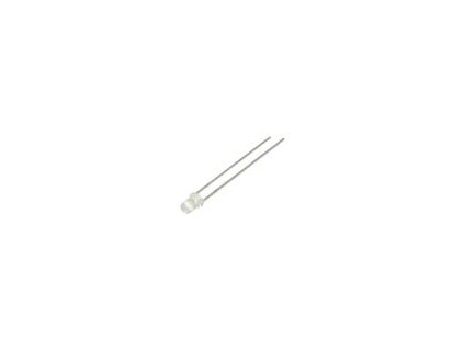123800 led 3mm bila studena 9000mcd 30 celo vypoukle
