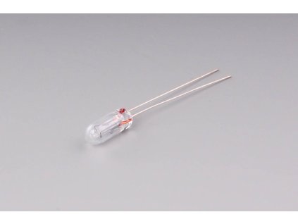 124678 zarovka autolamp 12v 1 2w celosklo s dlouhym kontaktem banka 4x10mm