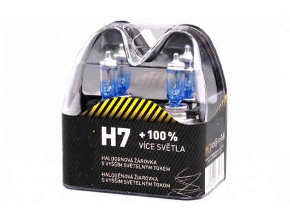 krabička AUTOLAMP H7 12V 55W PX26d +100% E-homologace