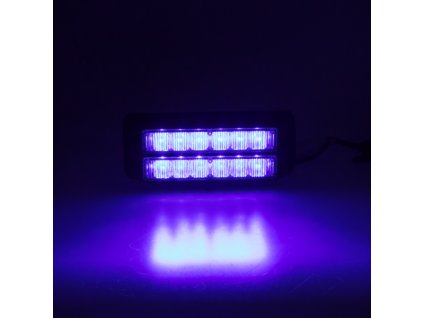 PREDATOR dual 12x1W LED, 12-24V, modrý, ECE R10