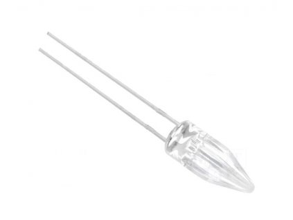 128362 led 5mm bila teple 0 75 1 12cd 180 2 8 3 6v 20ma 2000 2400k