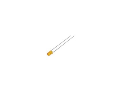 129116 led 3mm zluta 9 215mcd 45 celo vypoukle