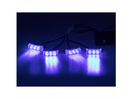 22592 predator led do mrizky 12v modry