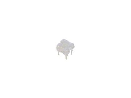 129483 led super flux 7 62x7 62mm modra 500 700mcd 180 celo plochy