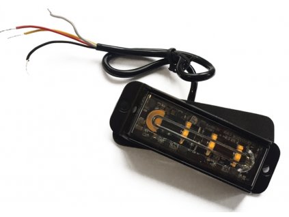 152693 pozicni stroboskopicky majak 4x led oranzovy