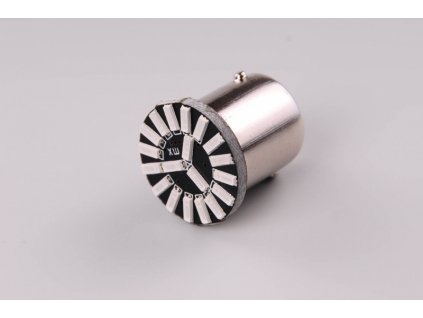 130168 zarovka led 12v 21w ba15s cervena 19xled 4014