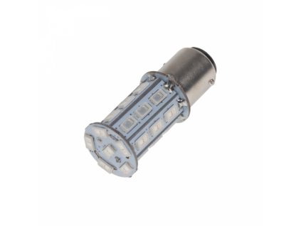 22674 led zarovka 12v s patici bay 15ddvouvlakno oranzova 28led 3smd