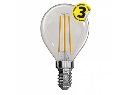 144800 led zarovka filament mini globe aplusplus 4w e14 neutralni bila
