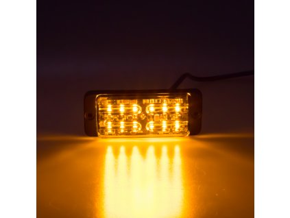 145363 linear led dual 12x5w led 12 24v oranzovy ece r65