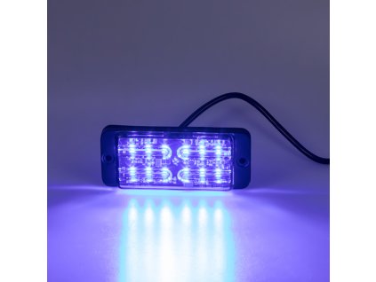 145364 linear led dual 12x5w led 12 24v modry ece r65