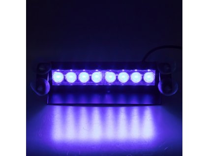 PREDATOR LED vnitřní, 8x3W, 12-24V, modrý, 240mm, CE