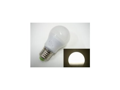 LED žárovka E27 SA6W 360° - Denní bílá