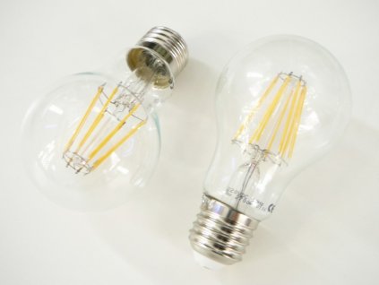 LED žárovka E27 8W FILAMENT - Teplá bílá