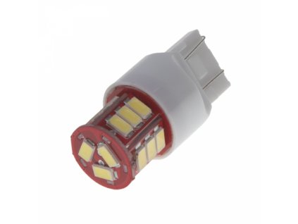 LED žárovka T20 (7443) bílá, 12-24V, 18LED/5730SMD