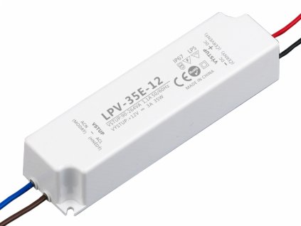 LED zdroj 12V 35W - LPV-35E-12 - 12V 35W zdroj IP67 LPV-35E-12
