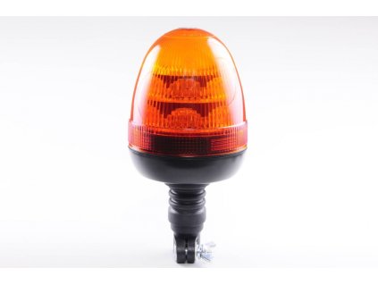 maják LED na tyč 12V-24V oranžový 16 LED*3W