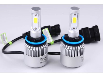 152938 2ks zarovka led h8 h9 h11 12v 24v 4000 lm