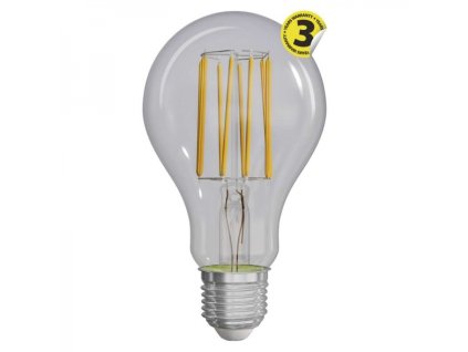 158233 led zarovka filament a70 aplusplus 12w e27 tepla bila